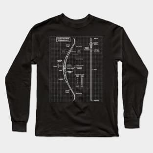 basic recurve bow terminology (archery) Long Sleeve T-Shirt